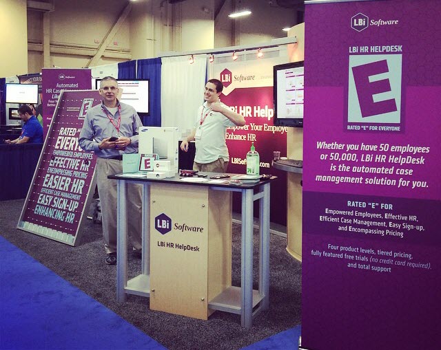 HR Tech at the booth