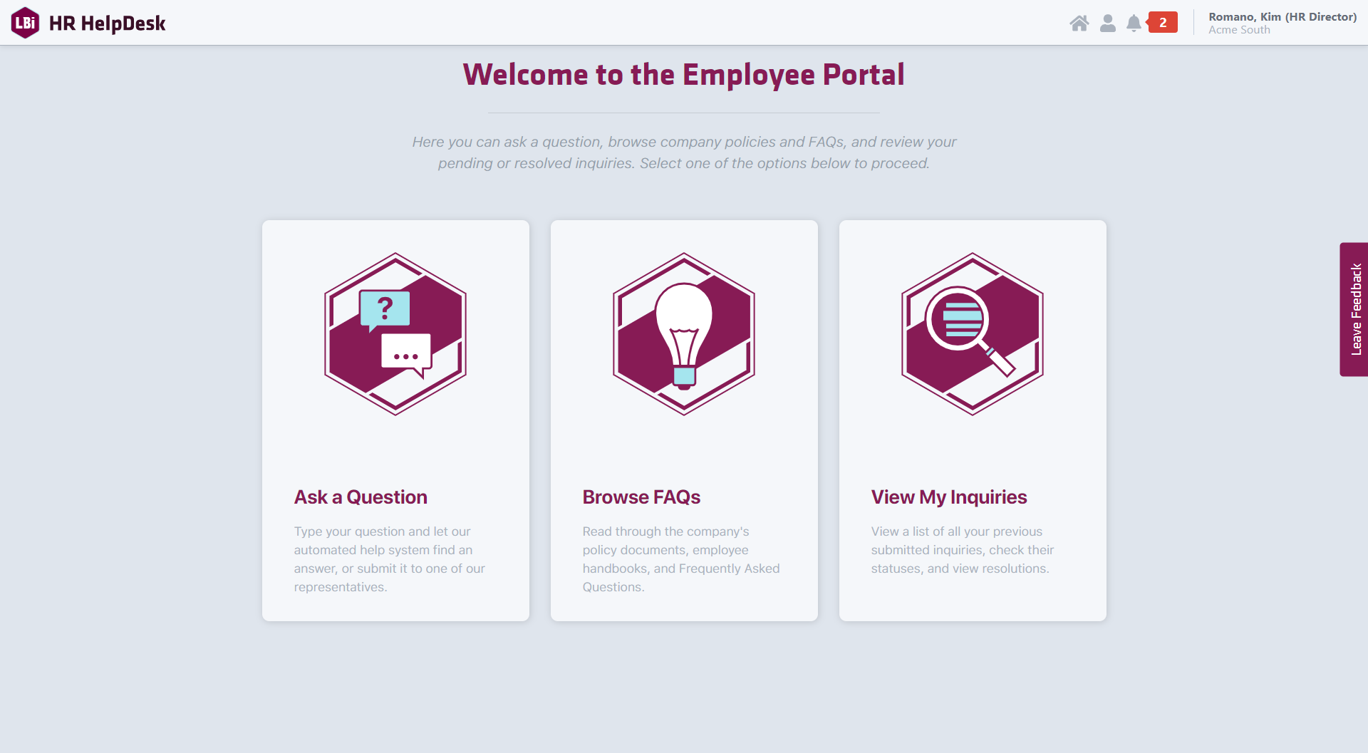 HR HelpDesk Portal HR HelpDesk Portal